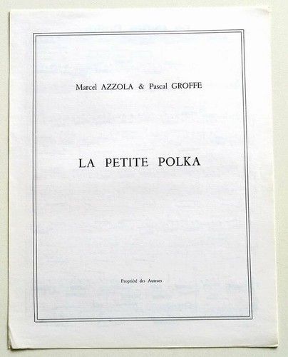 Partition sheet music marcel - sheet,