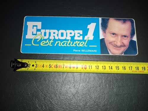 Autocollant europe radio - europe, 1