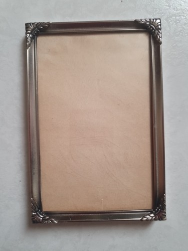 Ancien cadre photo metal - ancien, en