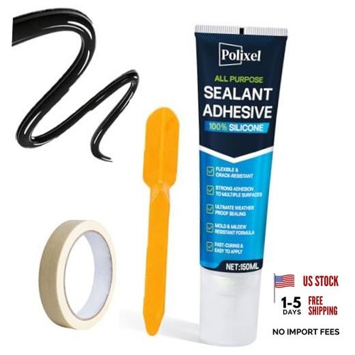Black rtv silicone sealant - black,