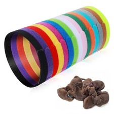 Lot de 15 Colliers de Mise Bas pour Chiot Couleurs Assorties pour Petits Chio...