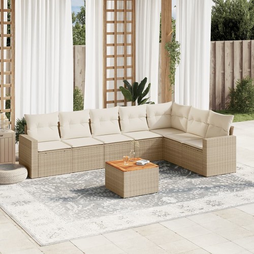 Salon jardin avec coussins - jardin,
