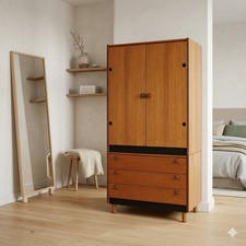 Meuble Vintage Plaqué en Teck