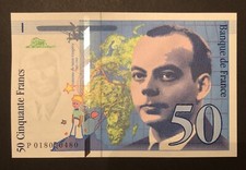 France Billet NEUF 50 Francs St Exupéry 1994 Série P, Fay73.01b UNC