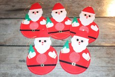 Décoration de NOEL VINTAGE , PERE NOEL A SUSPENDRE