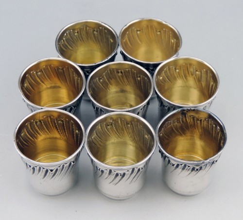Lot gobelets argent - lot, 8