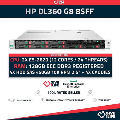 Rack serveur dl360 8sff - rack,