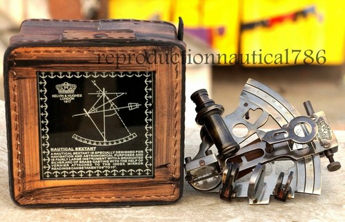 Ancien sextant maritime - , en