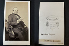 Pierre Petit, Paris, Benjamin Dauchez Vintage albumen print CDV.François Benja