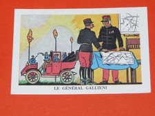 CHROMO 1960-1970 ECOLE BON-POINT IMAGE GENERAL GALLIENI ILLUSTRATEUR RAY LAMBERT