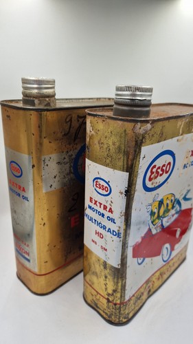 Lot bidons esso - 2,
