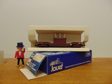 JOUEF Wagon surbaissé avec transfo, châssis BRUN ref 6582