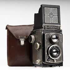 TOP *SERVICED* 1933 Rolleicord Art Deco Nickel plated I 1 Triotar 75mm 4.5 FLASH