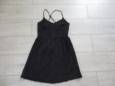 Robe d'été en dentelle noire taille 34 Stradivarius