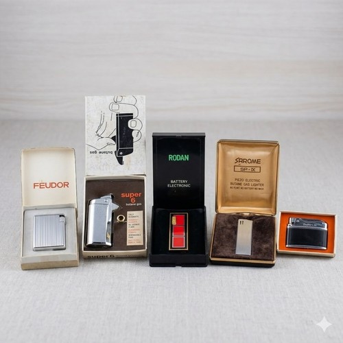 Lot briquets vintage de - vintage,