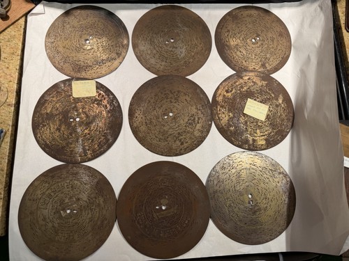 Lot rare antique discs for - antique,