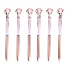 6Pcs Cristal Stylo à Bille