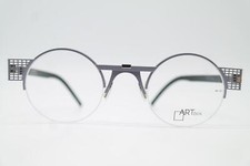 Lunettes BAJAZZO ART Boîte X10 Kira 4 Argent Or Noir Monture Demi-Cerclée Neuf