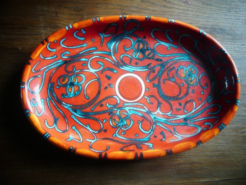 Petit plat ovale ceramique - plat,