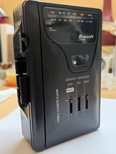BRANDT PORTABLE RADIO CASSETTE PLAYER WALKMAN WORKING CONDITION VINTAGE RETRO