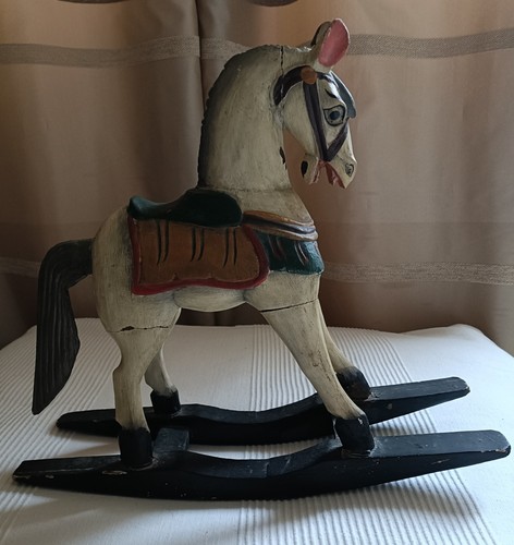 Cheval bascule ancien en - bascule,
