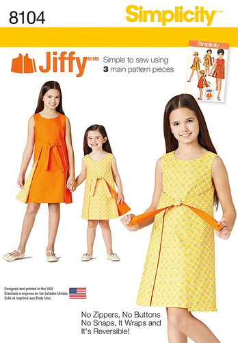 Simplicity s8104 robe jiffy - simplicity,