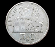 Belgique, 50 francs - Prince Charles - type Mercure
