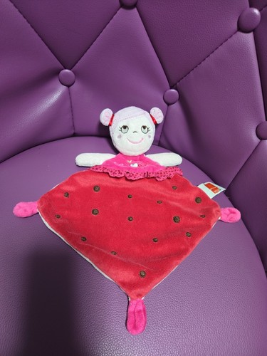 Doudou plat fille - fille, coccinelle