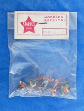 RARE ++ STARLUX PLAST. HO ? INDIEN AMERINDIEN Native american TRAIN - ACCIDENT !