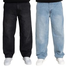Enzo Pantalons Jean Large Pour