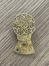 Ancienne broche coq de montre