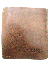 - ARTHUR & ASTON  portefeuille/porte-monnaie authentique cuir nubuck vintage
