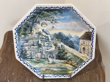 TRES BELLE ASSIETTE EN FAIENCE