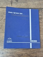 Ancien Classeur Avion Concorde