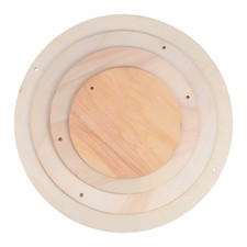  4pcs pratique inachevé blanc