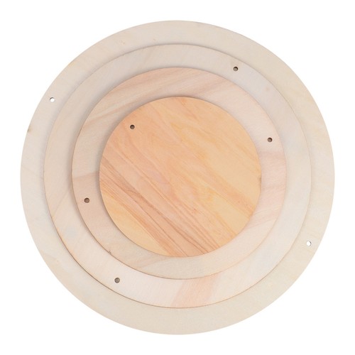 4pcs pratique inachevé - , blanc