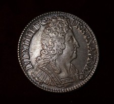 Sublime Écu Aux Trois Couronnes De Louis XIV. 1713, Paris.