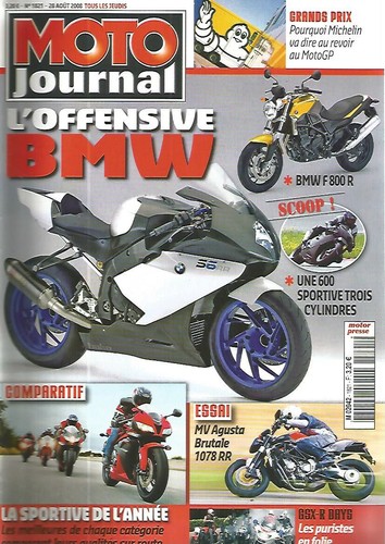 Moto journal 1821 bmw - bmw, f800r