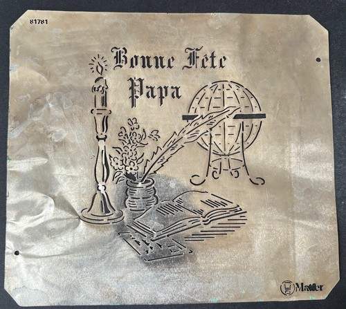 Pochoir matfer bonne fête - matfer, "bonne