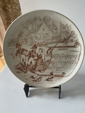 Assiette Creil Montereau XIX