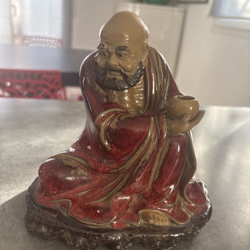 Statuette moine sage asiatique - statuette,