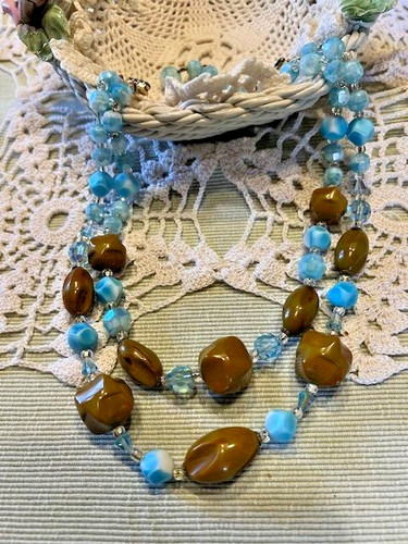 Collier ancien rangs - collier,