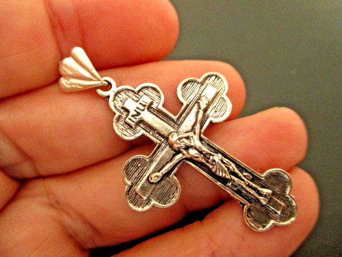 Grand pendentif croix - grand,
