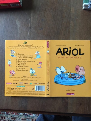 Dvd dessin anime ariol - ariol, enfin