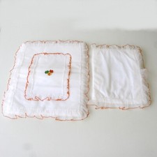 Ancienne parure de lit berceau