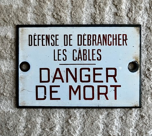 Plaque métal sncf - plaque,