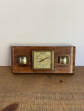 Station Météo Baromètre Thermomètre Hygromètre LUFFT  Allemagne Vintage 30x12 cm