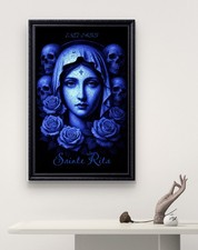Tableau SAINTE RITA avec cadre