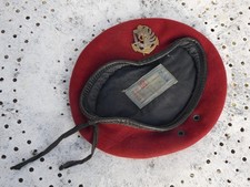 Béret parachutiste armée française RPIMA 1952 guerre d'Algérie