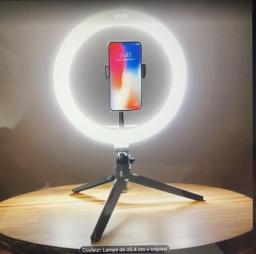 Anneau lumiere trépied - de, et
